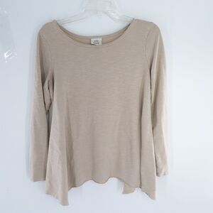 KNOX ROSE ASYMMETRICAL LONG SLEEVED BLOUSE